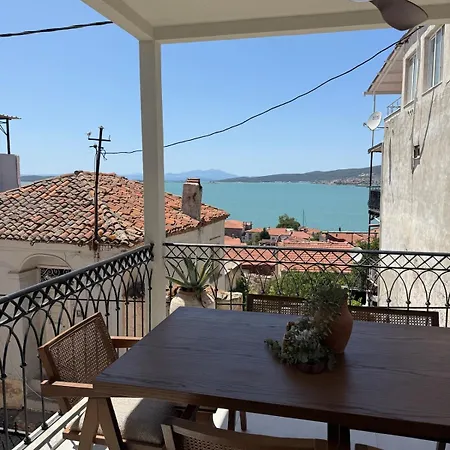 Apartment Sea&lesbos View Duplex, Courtyard&rooftop,